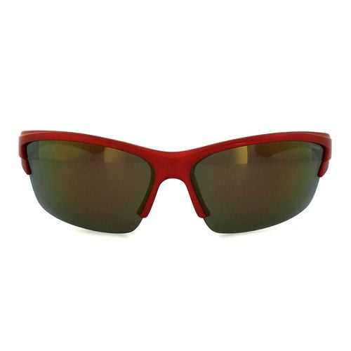 Sport Wrap Shiny Grey Silver Mirror Polarized Sunglasses - One Size - NastyGal UK (+IE) - Modalova