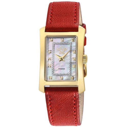 Womens Luino Diamond 14602 Leather Swiss Quartz Watch - - One Size - GV2 - Modalova