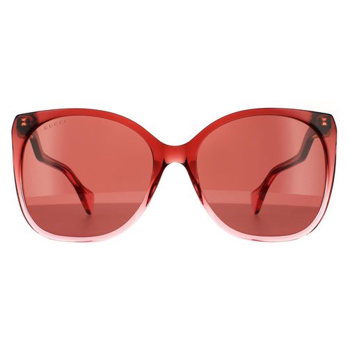 Womens Rectangle Burgundy Sunglasses - One Size - NastyGal UK (+IE) - Modalova