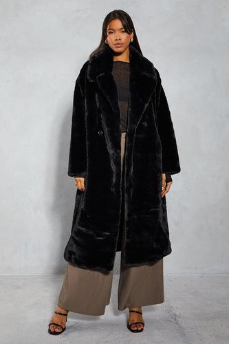 Womens Faux Fur Maxi Coat - - 16 - MISSPAP - Modalova