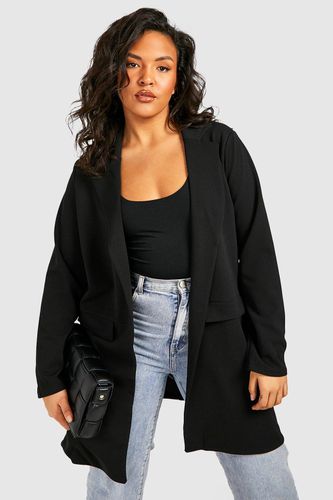 Womens Plus Pocket Detail Boyfriend Blazer - - 24 - boohoo - Modalova