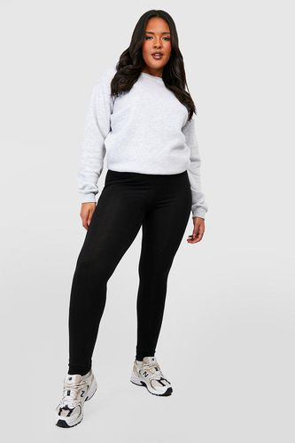 Womens Plus High Waisted Basic Leggings - - 26 - boohoo - Modalova