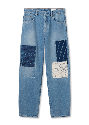 Patchwork Relaxed Jeans - Axel Arigato - Modalova