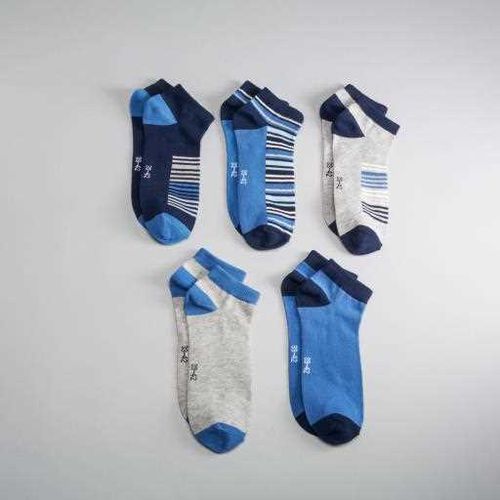 Pack x5 calcetines tobilleros rallas MKL - Color: - Merkal - Modalova