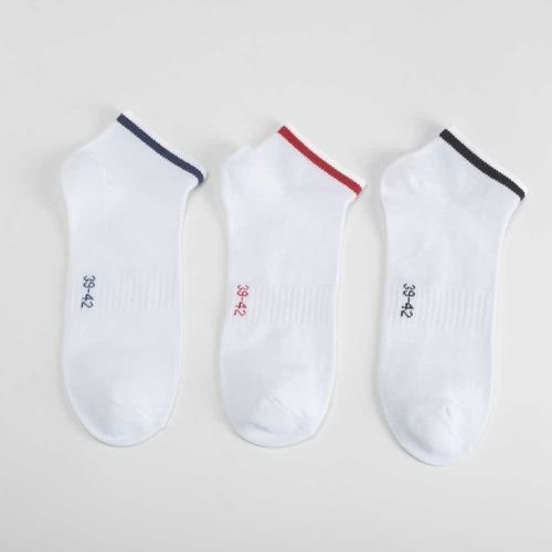 Pack x3 calcetines tobilleros raya - Color: - Merkal - Modalova