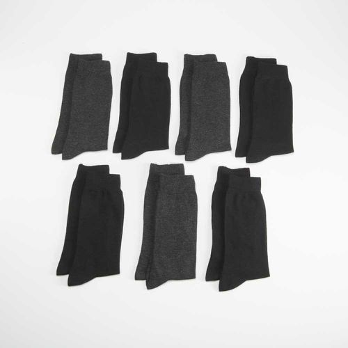 Pack x7 calcetines media caña oscuro MKL - Color: - Merkal - Modalova