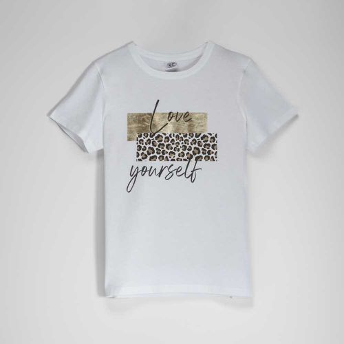 Camiseta blanca leopardo mujer - Color: - NYC - Modalova