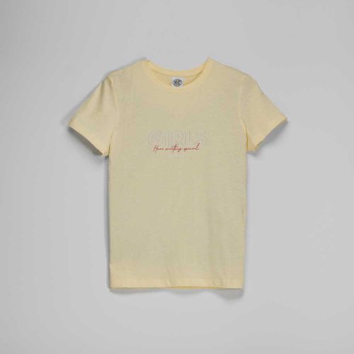 Camiseta manga corta amarilla Girls - Color: - NYC - Modalova