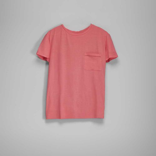 Camiseta manga corta bolsillo strass mujer - Color: - NYC - Modalova