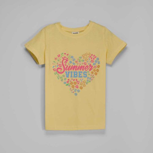 Camiseta manga corta amarilla summer niña - Color: - Oh girl! - Modalova