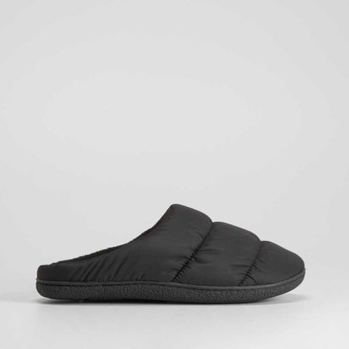 Zapatilla de casa abierta nylon negra - Talla: 46 - Olyne - Modalova