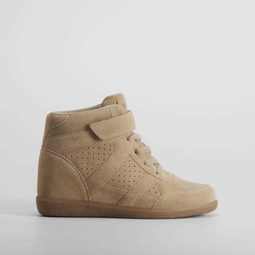 Botín cuña piel - Talla: 36 - Fosco - Modalova