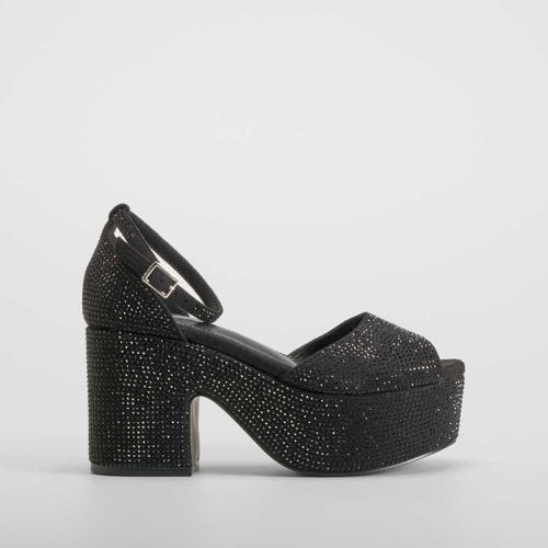 Sandalia plataforma negra - Talla: 35 - NYC - Modalova