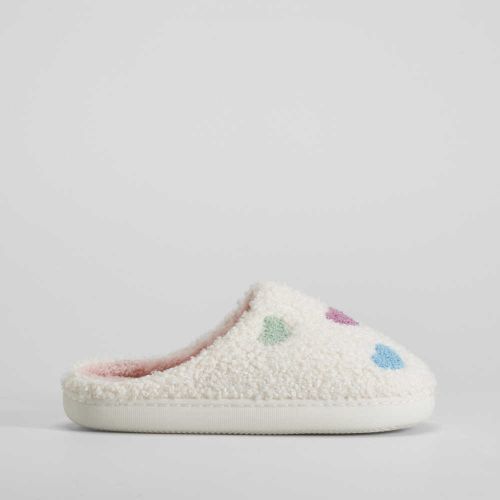 Zapatilla casa corazones blanca - Talla: 40 - Olyne - Modalova