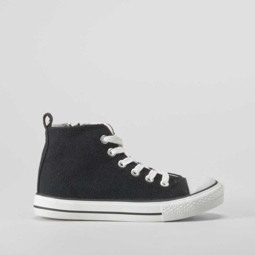 Zapatilla alta lona negra OH GIRL - Talla: 35 - Oh girl! - Modalova