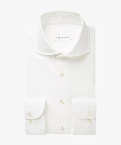 Profuomo Weißes Oxford-Hemd Herren - Profuomo - Modalova