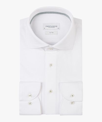 Weißes Hemd aus Single-Jersey Herren - Profuomo - Modalova