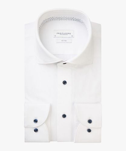 Weißes knitted hemd Herren - Profuomo - Modalova