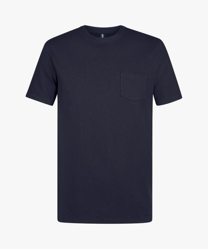Marineblaues pique T-Shirt Herren - Profuomo - Modalova