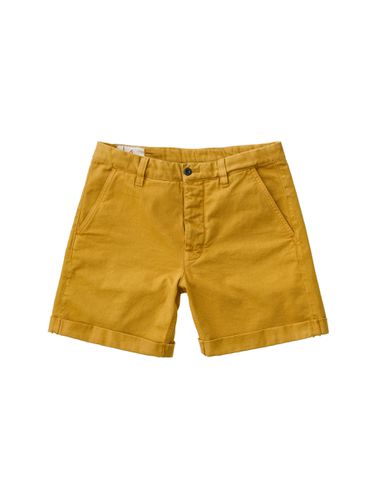 Luke Shorts Twill Turmeric Men's Organic Twill Shorts W24 Sustainable Clothing - Nudie Jeans - Modalova