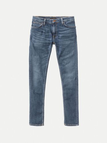 Skinny Lin Dark Navy Mid Waist Tight Fit Men's Organic Jeans W27/L28 Sustainable Denim - Nudie Jeans - Modalova