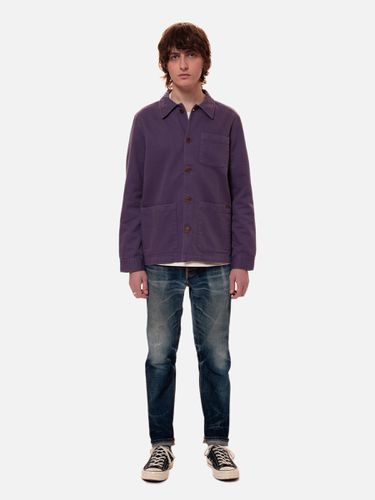 Barney Worker Jacket Lilac Men's Organic Jackets X Large Sustainable Clothing - Nudie Jeans - Modalova