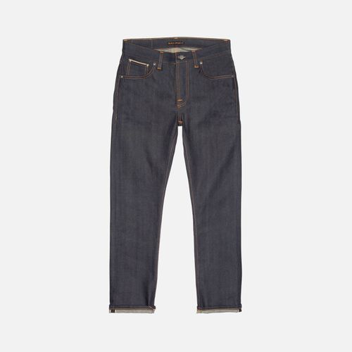 Grim Tim Dry Deep Selvage Mid Waist Slim Fit Organic Selvedge Jeans W30/L30 Sustainable Denim - Nudie Jeans - Modalova