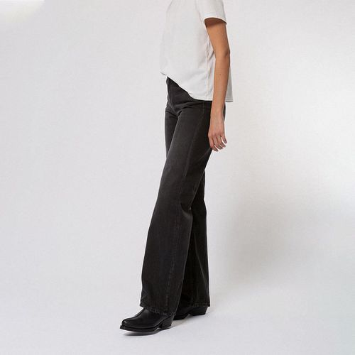 Clean Eileen Shimmering High Waist Loose Wide Fit Women's Organic Jeans W24/L32 Sustainable Denim - Nudie Jeans - Modalova