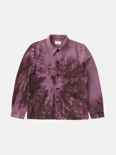 Barney Worker Jacket Tie Dye Violet Men's Organic Jackets X Small Sustainable Clothing - Nudie Jeans - Modalova