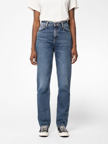 Lofty Lo Far Out Mid Waist Relaxed Straight Fit Women's Organic Jeans W25/L26 Sustainable Denim - Nudie Jeans - Modalova