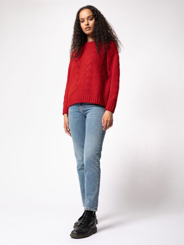 Lena Fancy Knit Chili Women's Organic Knits X Small Sustainable Clothing - Nudie Jeans - Modalova