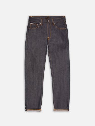 Gritty Jackson Dry Selvage Mid Waist Regular Straight Fit Organic Selvedge Jeans W24/L28 Sustainable Denim - Nudie Jeans - Modalova