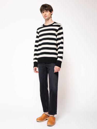 Hampus Sailor /White Men's Organic Knits X Small Sustainable Clothing - Nudie Jeans - Modalova