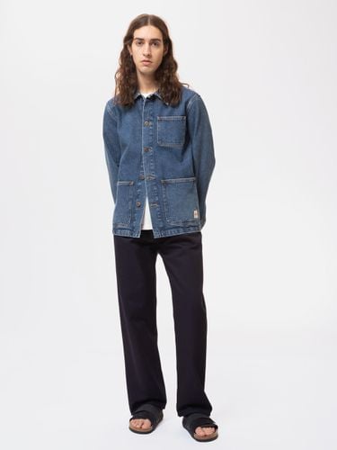 Barney Worker Jacket 90s Denim Men's Organic Jackets X Small Sustainable Clothing - Nudie Jeans - Modalova