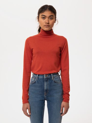 Vivi Rollneck Rosso Women's Organic Knits Small Sustainable Clothing - Nudie Jeans - Modalova