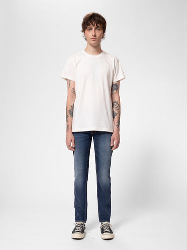 Lean Dean Troubled Sea Mid Waist Slim Tapered Fit Men's Organic Jeans W28/L30 Sustainable Denim - Nudie Jeans - Modalova