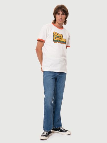 Hazy Hank Nostalgic Mid Waist Slim Fit & Bootcut Leg Men's Organic Jeans W32/L36 Sustainable Denim - Nudie Jeans - Modalova