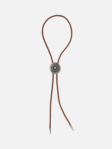 Nisse Bolo Tie Turqouise Toffee Men's Organic Neckties No Size Sustainable Clothing - Nudie Jeans - Modalova