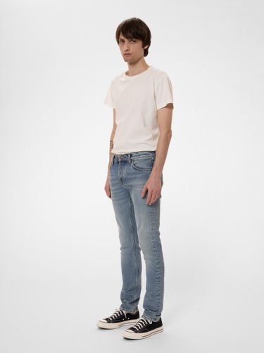 Grim Tim Smoke Mid Waist Slim Fit Men's Organic Jeans W24/L28 Sustainable Denim - Nudie Jeans - Modalova