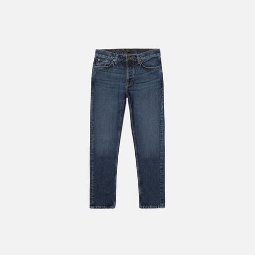 Steady Eddie II Soil Mid Waist Regular Tapered Fit Men's Organic Jeans W24/L28 Sustainable Denim - Nudie Jeans - Modalova