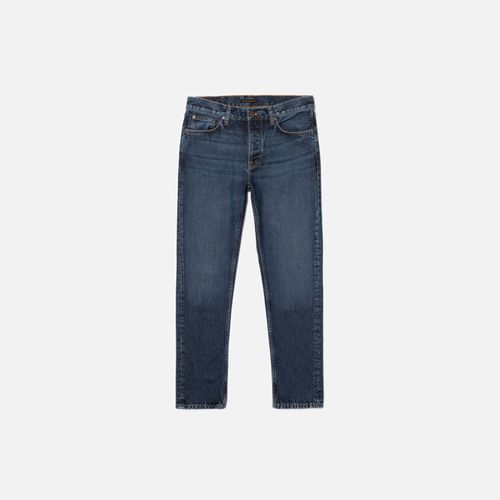 Steady Eddie II Soil Mid Waist Regular Tapered Fit Men's Organic Jeans W26/L28 Sustainable Denim - Nudie Jeans - Modalova