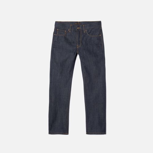 Gritty Jackson Dry Old Mid Waist Regular Straight Fit Men's Organic Jeans W30/L30 Sustainable Denim - Nudie Jeans - Modalova