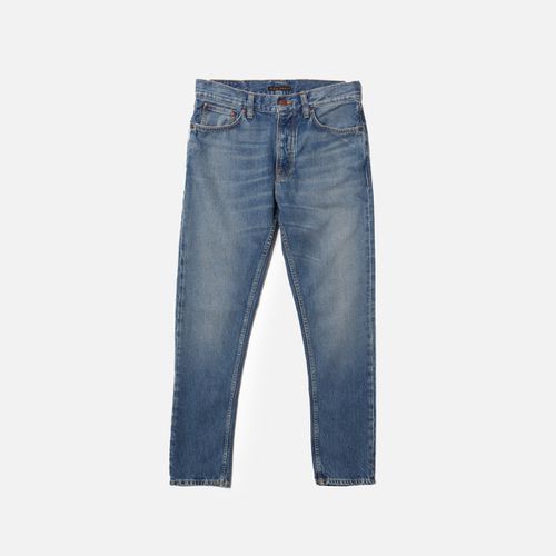 Steady Eddie II Haze Mid Waist Regular Tapered Fit Men's Organic Jeans W38/L34 Sustainable Denim - Nudie Jeans - Modalova