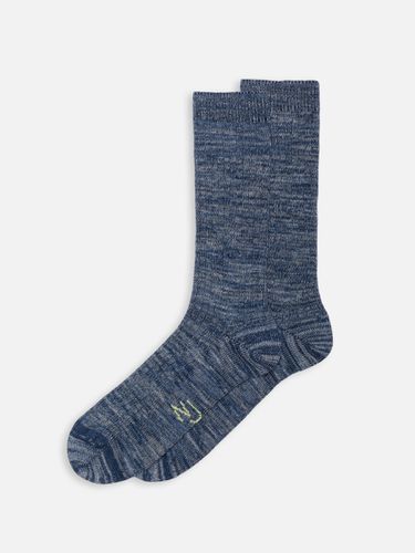 Rasmusson Mens Rib Sock Blue Men's Organic Socks One Size Sustainable Clothing - Nudie Jeans - Modalova