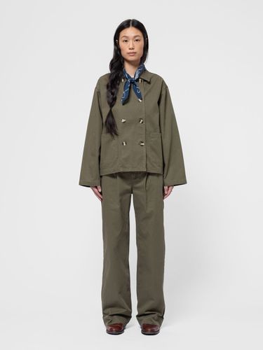 Bibbi Workwear Jacket Olive Women's Organic Jackets X Small Sustainable Clothing - Nudie Jeans - Modalova