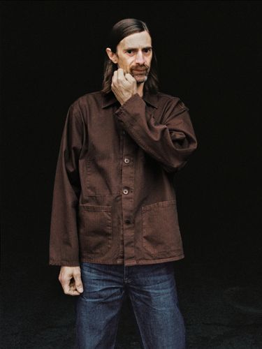 Buddy Herringbone Chore Jacket Walnut Men's Organic Jackets X Small Sustainable Clothing - Nudie Jeans - Modalova