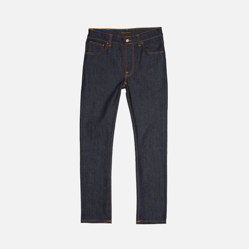 Lean Dean Dry 16 Dips Mid Waist Slim Tapered Fit Men's Organic Jeans W24/L30 Sustainable Denim - Nudie Jeans - Modalova