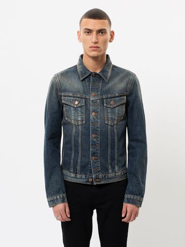 Billy Dark Authentic Men's Organic Denim Jackets Small Sustainable Clothing - Nudie Jeans - Modalova