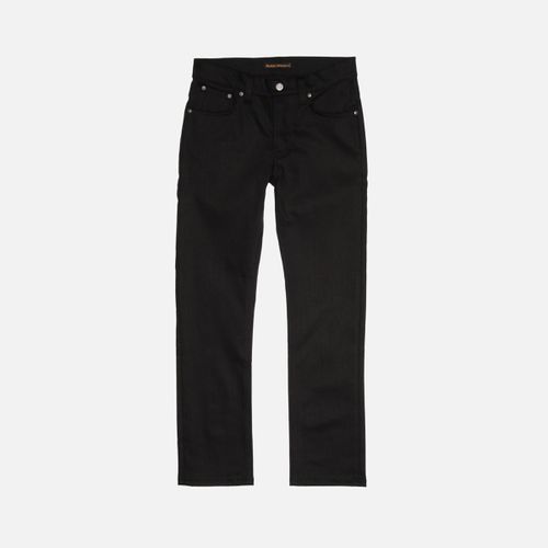 Grim Tim Dry Everblack Mid Waist Slim Fit Men's Organic Jeans W27/L34 Sustainable Denim - Nudie Jeans - Modalova