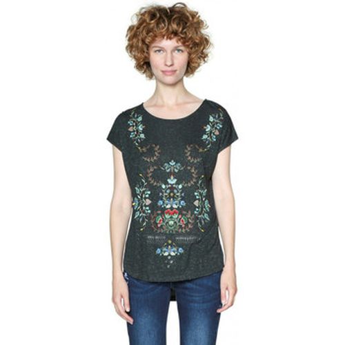 Polo T Shirt Gladys Grafito foncé 18SWTKBA - Desigual - Modalova